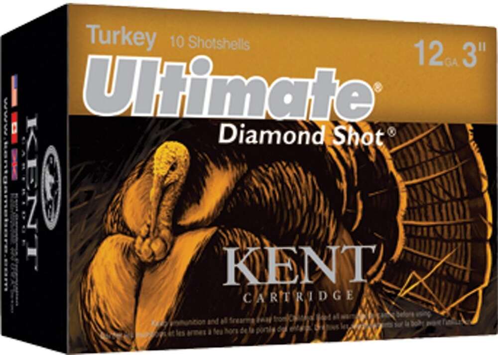 Ammunition Kent Cartridge 1 3/4 oz 12Gauge KENT C123TK504 ULT DMND TKY 12 3IN 4SH 1-3/4 10/10